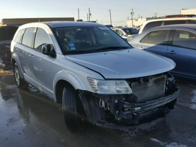 3D4PG4FB7AT107919 - 2010 DODGE JOURNEY SE SILVER photo 1