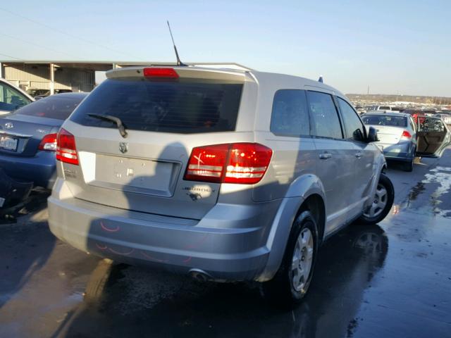 3D4PG4FB7AT107919 - 2010 DODGE JOURNEY SE SILVER photo 4