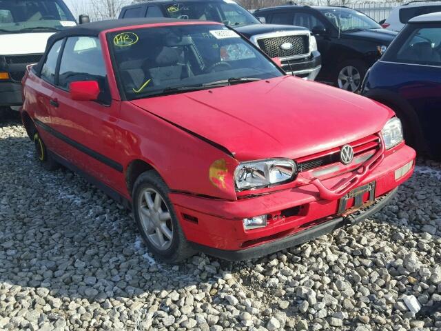 WVWAC81E1SK001895 - 1995 VOLKSWAGEN CABRIO RED photo 1