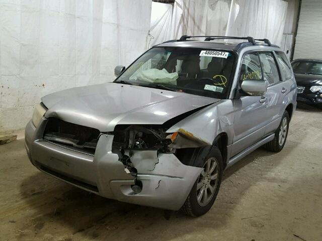 JF1SG65687H705733 - 2007 SUBARU FORESTER 2 GRAY photo 2