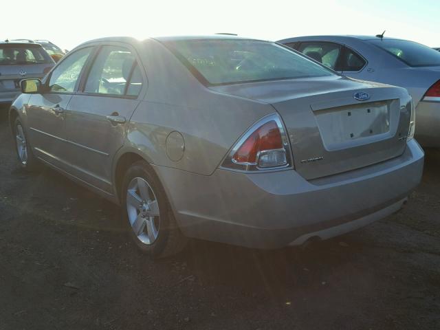 3FAHP07106R101230 - 2006 FORD FUSION SE TAN photo 3