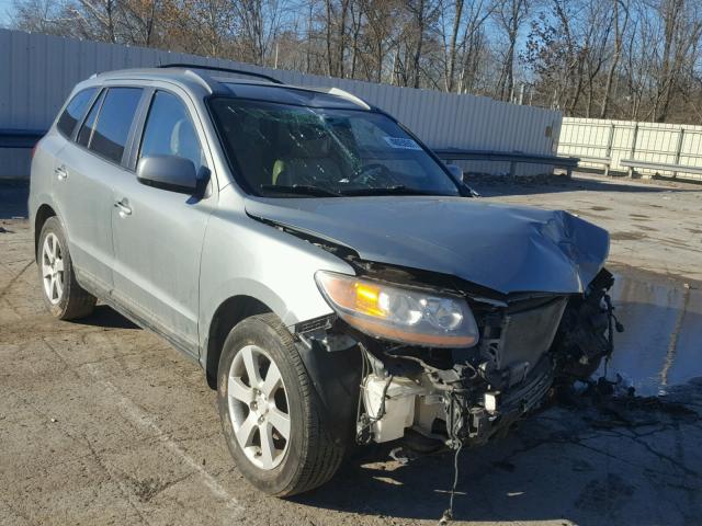 5NMSH73E38H194066 - 2008 HYUNDAI SANTA FE S GRAY photo 1