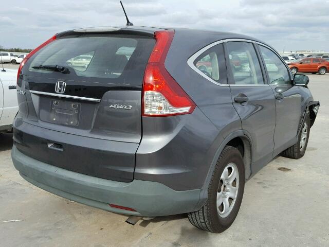 2HKRM4H34DH616097 - 2013 HONDA CR-V LX CHARCOAL photo 4