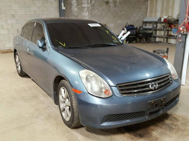 JNKCV51F66M606210 - 2006 INFINITI G35 BLUE photo 1