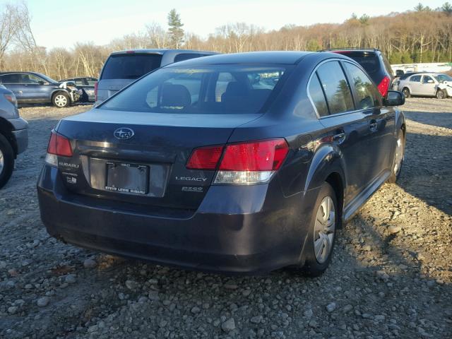 4S3BMBA62A3234958 - 2010 SUBARU LEGACY 2.5 GRAY photo 4