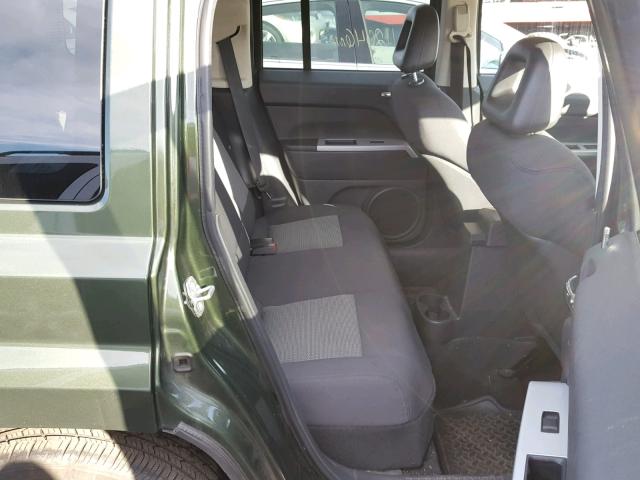 1J8FF28W08D639473 - 2008 JEEP PATRIOT SP GREEN photo 6