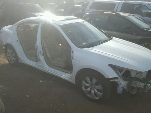 1HGCP36848A068963 - 2008 HONDA ACCORD EXL WHITE photo 9