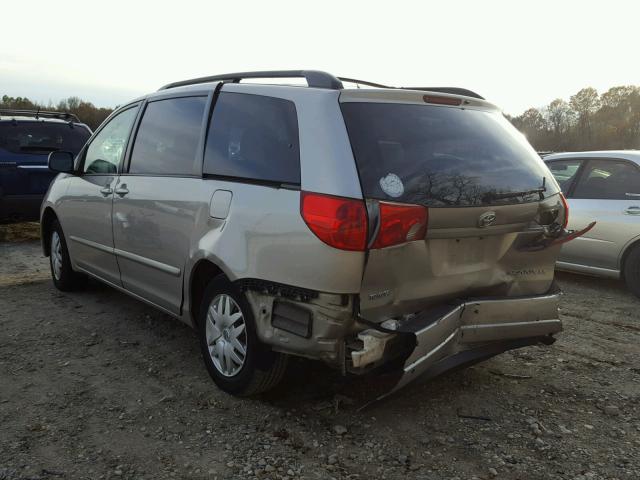 5TDZA23C36S491935 - 2006 TOYOTA SIENNA CE SILVER photo 3