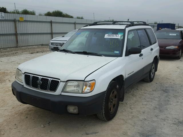 JF1SF63581H717403 - 2001 SUBARU FORESTER L WHITE photo 2