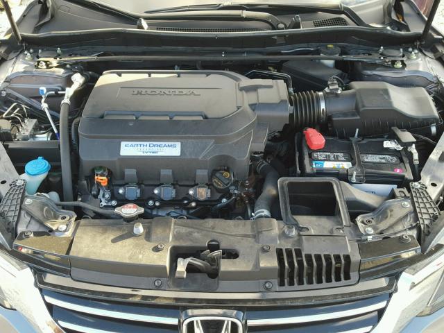 1HGCR3F85EA035086 - 2014 HONDA ACCORD EXL GRAY photo 7