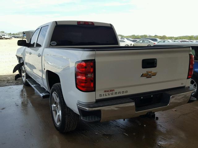 3GCPCRECXHG415573 - 2017 CHEVROLET SILVERADO WHITE photo 3