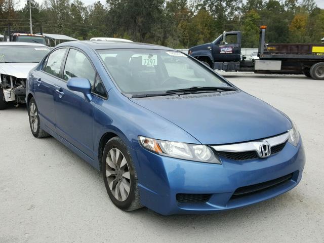 2HGFA1F96AH522777 - 2010 HONDA CIVIC EXL BLUE photo 1