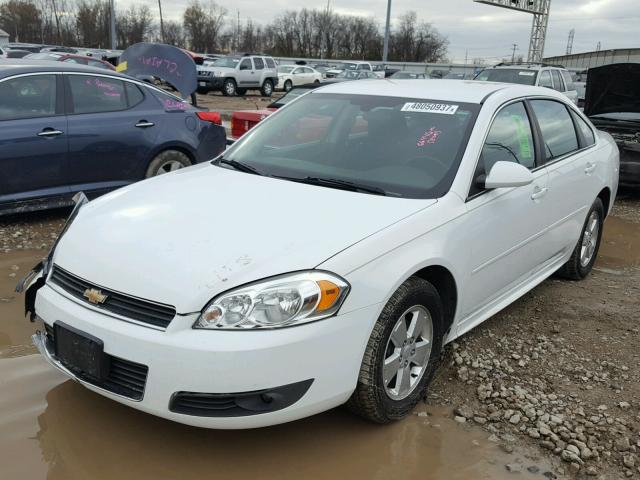 2G1WG5EK7B1125798 - 2011 CHEVROLET IMPALA LT WHITE photo 2