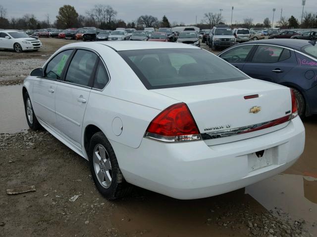 2G1WG5EK7B1125798 - 2011 CHEVROLET IMPALA LT WHITE photo 3