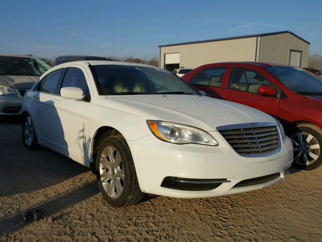 1C3CCBAB8DN660266 - 2013 CHRYSLER 200 LX WHITE photo 1