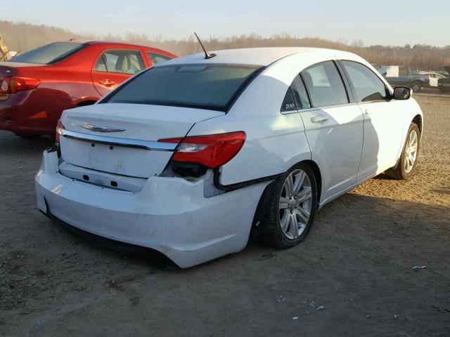 1C3CCBAB8DN660266 - 2013 CHRYSLER 200 LX WHITE photo 4