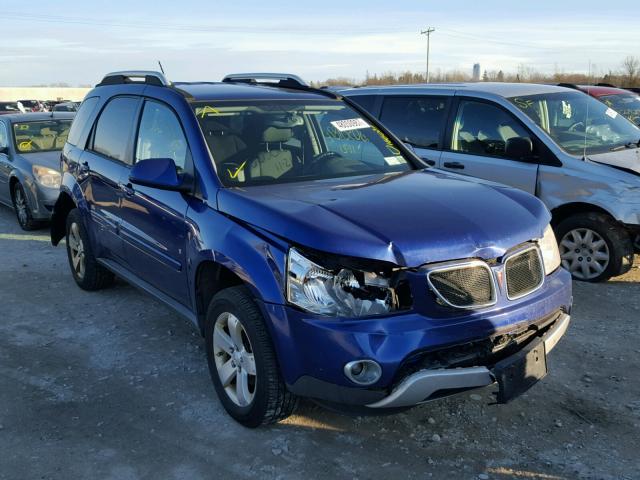 2CKDL63F476058229 - 2007 PONTIAC TORRENT BLUE photo 1