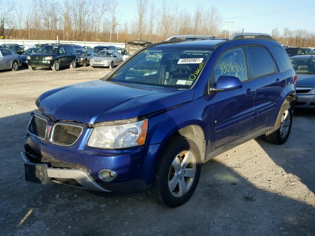 2CKDL63F476058229 - 2007 PONTIAC TORRENT BLUE photo 2