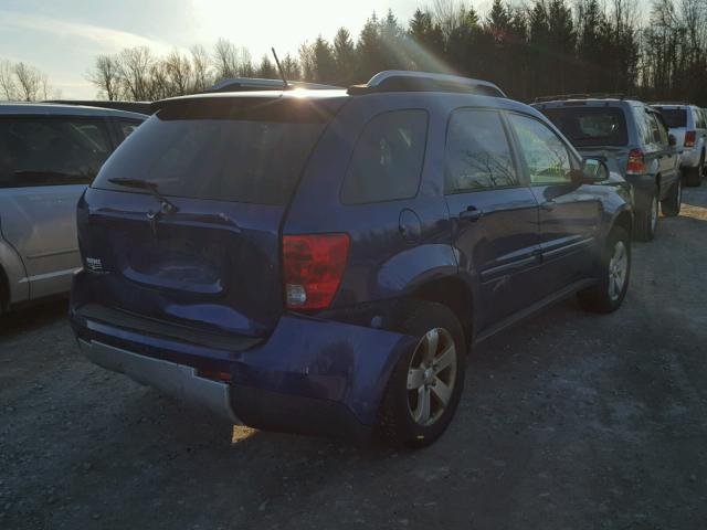 2CKDL63F476058229 - 2007 PONTIAC TORRENT BLUE photo 4