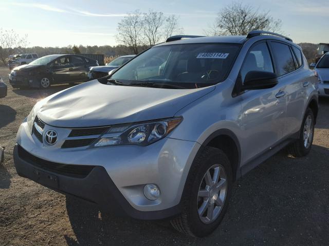 2T3BFREV7DW066935 - 2013 TOYOTA RAV4 LE Մոխրագույն լուսանկար 2