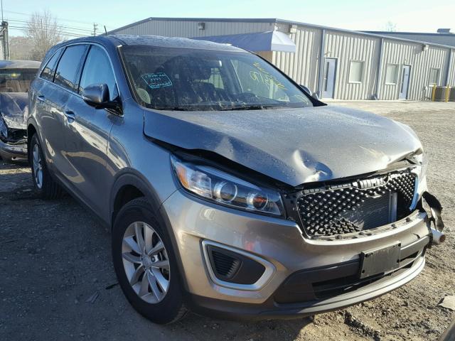 5XYPG4A37HG264753 - 2017 KIA SORENTO LX GRAY photo 1