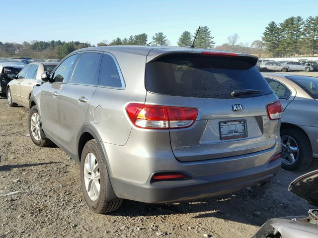 5XYPG4A37HG264753 - 2017 KIA SORENTO LX GRAY photo 3