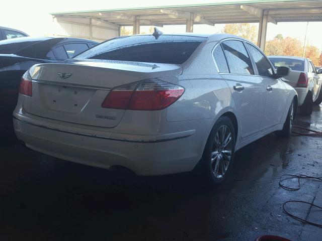 KMHGC4DE0BU115322 - 2011 HYUNDAI GENESIS 3. WHITE photo 4