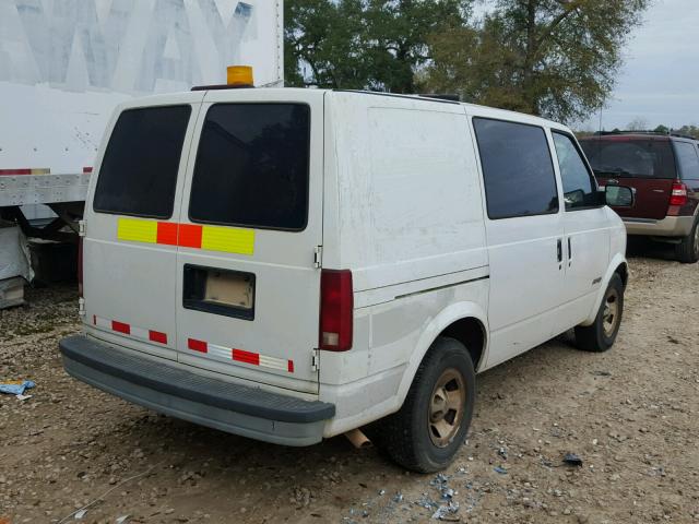 1GCDM19W71B116322 - 2001 CHEVROLET ASTRO WHITE photo 4