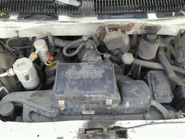 1GCDM19W71B116322 - 2001 CHEVROLET ASTRO WHITE photo 7