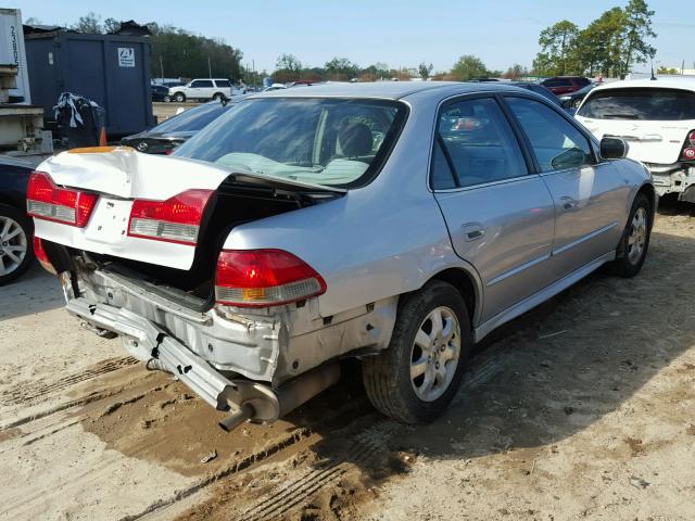 1HGCG56622A097153 - 2002 HONDA ACCORD EX SILVER photo 4