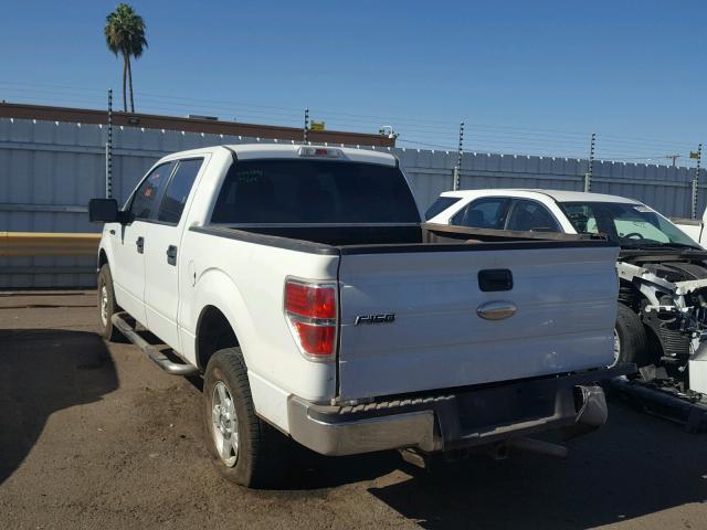 1FTFW1ETXBFB48769 - 2011 FORD F150 SUPER WHITE photo 3