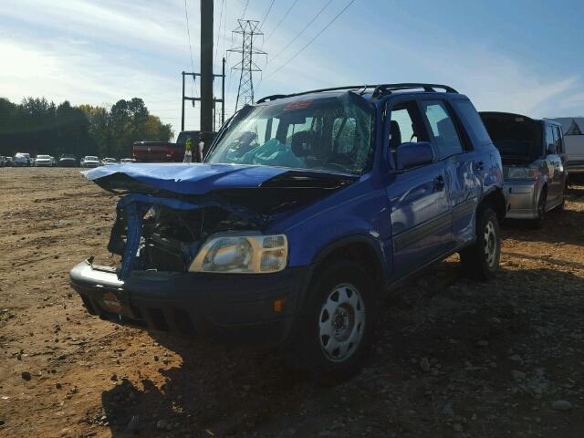 JHLRD18691C036296 - 2001 HONDA CR-V EX BLUE photo 2