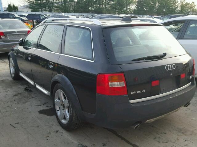 WA1YD64B64N000738 - 2004 AUDI ALLROAD BLACK photo 3