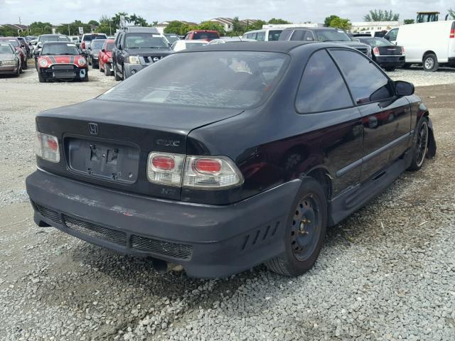 1HGEJ7124VL013398 - 1997 HONDA CIVIC HX BLACK photo 4