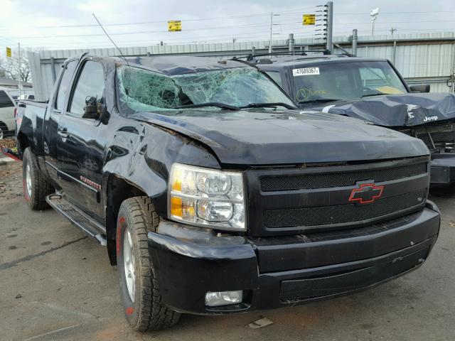 1GCEK19J37E504394 - 2007 CHEVROLET SILVERADO BLACK photo 1