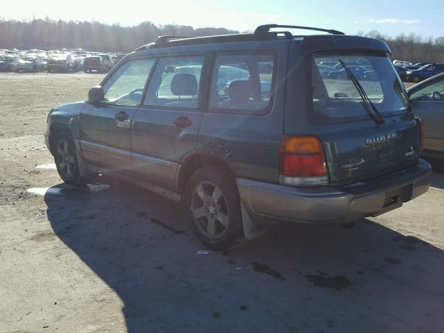 JF1SF655XXH705646 - 1999 SUBARU FORESTER S 绿色 照片 3