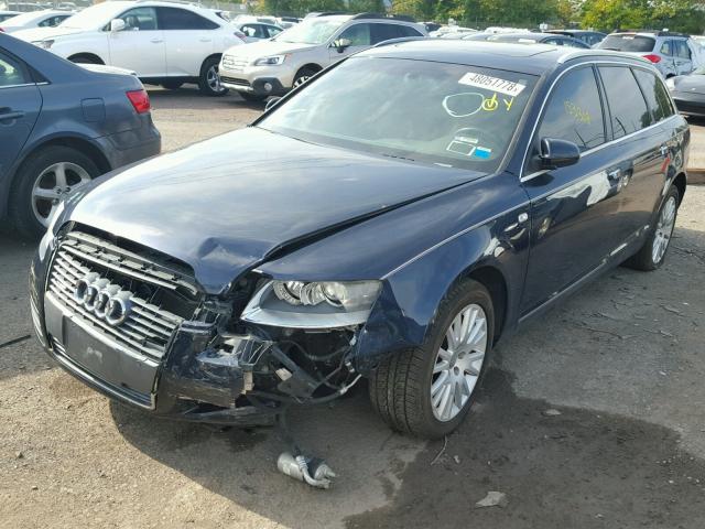 WAUKH74FX7N046972 - 2007 AUDI A6 AVANT Q BLUE photo 2