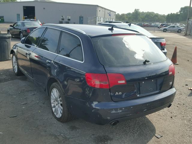 WAUKH74FX7N046972 - 2007 AUDI A6 AVANT Q BLUE photo 3