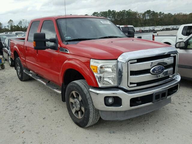 1FT7W2B66BEC92432 - 2011 FORD F250 SUPER RED photo 1