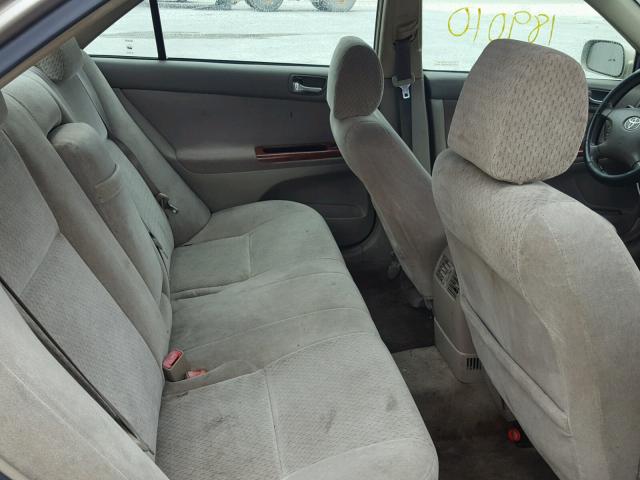 4T1BE32K53U152262 - 2003 TOYOTA CAMRY LE ოქროსფერი ფოტო 6