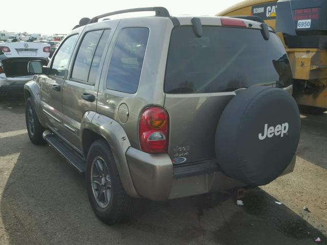 1J4GL38KX2W366474 - 2002 JEEP LIBERTY RE GOLD photo 3