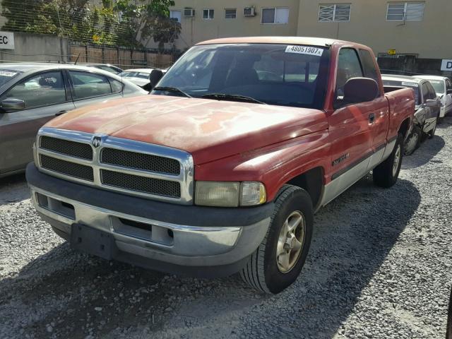 3B7HC13Y0XG213859 - 1999 DODGE RAM 100 RED photo 2