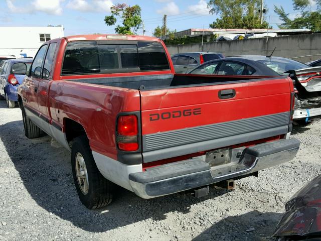 3B7HC13Y0XG213859 - 1999 DODGE RAM 100 RED photo 3