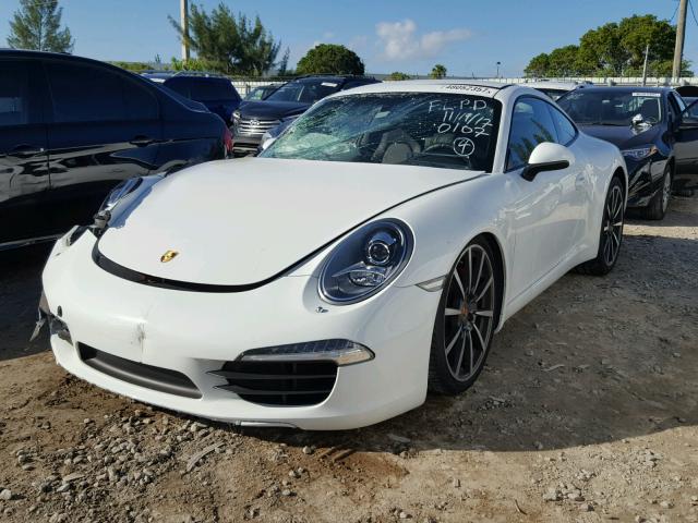 WP0AB2A99ES120107 - 2014 PORSCHE 911 CARRER WHITE photo 2