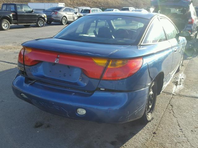 1G8ZN12822Z103382 - 2002 SATURN SC1 BLUE photo 4