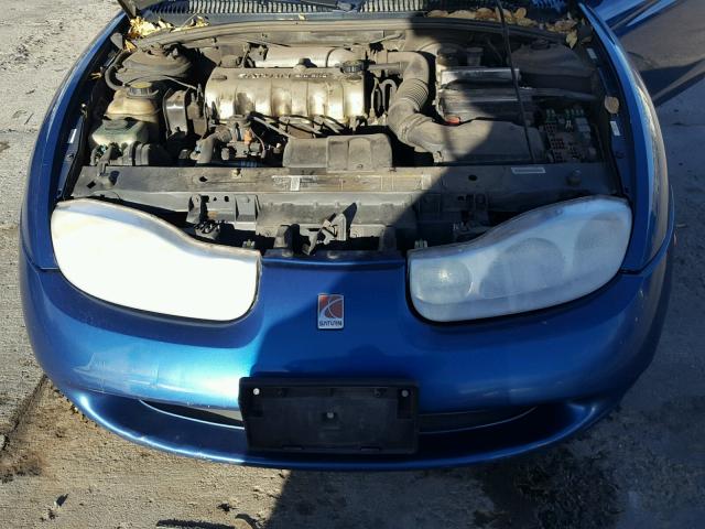 1G8ZN12822Z103382 - 2002 SATURN SC1 BLUE photo 7