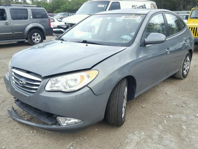 KMHDU4AD8AU864217 - 2010 HYUNDAI ELANTRA BL GRAY photo 2