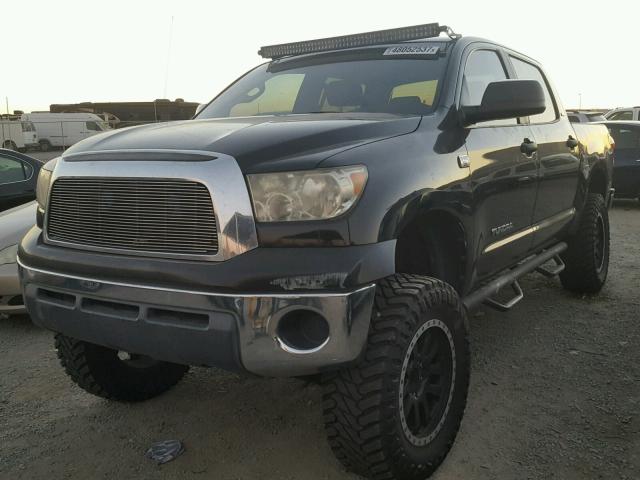 5TBET54167S454637 - 2007 TOYOTA TUNDRA CRE BLACK photo 2