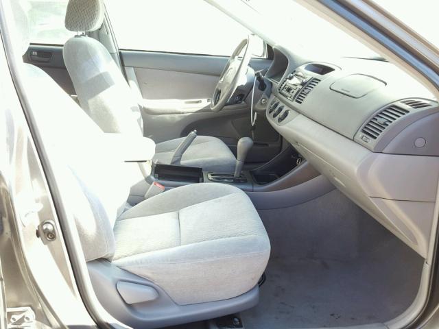 4T1BE32K53U787448 - 2003 TOYOTA CAMRY LE GRAY photo 5