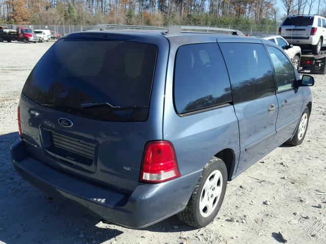 2FMZA51626BA36313 - 2006 FORD FREESTAR S BLUE photo 4